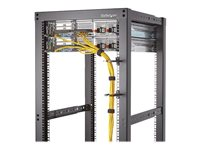 StarTech.com Attaches de câble à boucles auto-agrippantes en vrac - Rouleau de 30,4 m - Sangle pour câbles sur mesure - Noir (HKLP100) - Rouleau d'attache de câble - 30.4 m - pour P/N: CMHOOK1U, HKLP100BL, HKLP100GN, HKLP100RD, HKLP100YW HKLP100